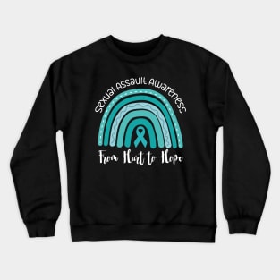 From Hurt to Hope: Sexual Assault Awareness Crewneck Sweatshirt